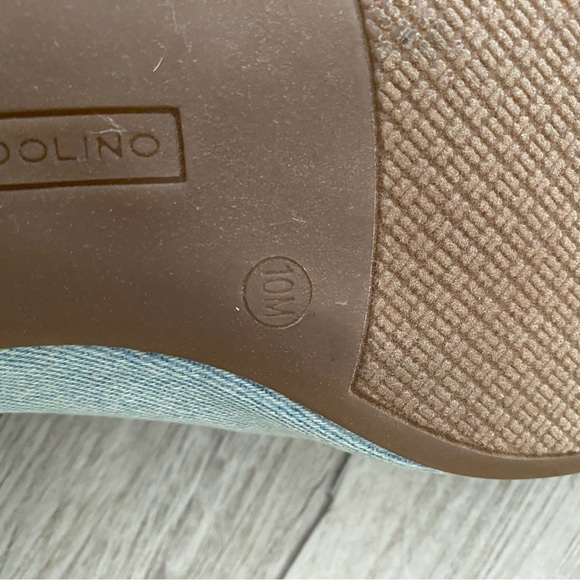 NWOT Bandolino Philly Mary Jane Ballet Flats Light Blue Denim Feminine - Size 10 - Picture 6 of 11